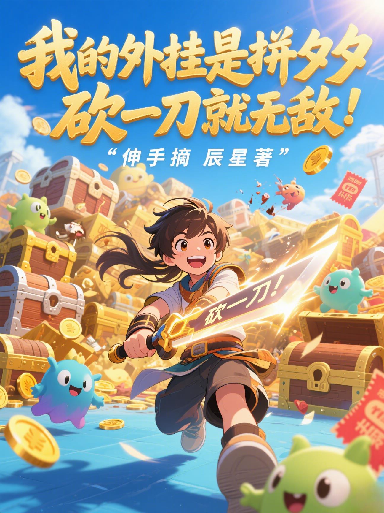 我的外挂是拼夕夕,砍一刀就无敌